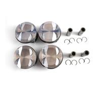 4x N12 N16 Engine Piston & Ring Kit Fit For 11257589348 77mm STD Set Fit R55 R56 R57 R58 R60 2006-2016