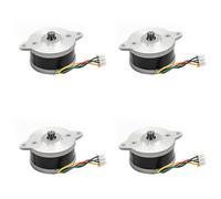 4X NEMA14 36mm Round Pancake Stepper Motor