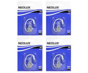 4X NEOLUX H3 12V 55W Halogen Bulb PK22S Replacement Car Lamp