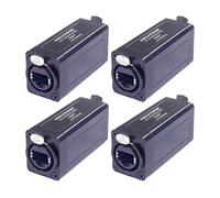 4x Neutrik NE8FF etherCON RJ45 Feedthrough Coupler for Cable Extensions