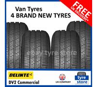 4X New 215 75 16C 215/75R16C VAN TYRES 113/111S DELINTE DV2 C WET GRIP (4 TYRES)