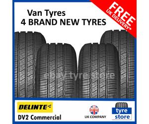4X New 215 75 16C 215/75R16C VAN TYRES 113/111S DELINTE DV2 C WET GRIP (4 TYRES)