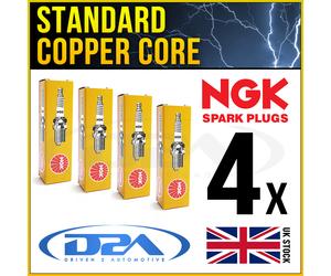 4x NGK BP6E 7529 Standard Spark Plugs For AUSTIN/MORRIS MARINA 1.8 ->80