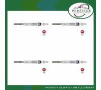 Glow Plugs Set 4x fits PEUGEOT 807 2.2D 2006 on NGK 596099 5960A0 5960G6 Quality