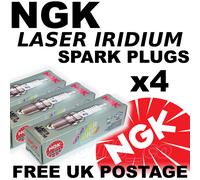 4x NGK Laser Iridium SPARK PLUGS RENAULT CLIO 3 1.2 lt 16v TURBO 07> No. 91432