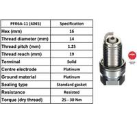 4X NGK PLATINUM SPARK PLUGS FOR NISSAN 200SX SUNNY PFR6A-11 4045