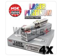 Spark Plugs Set 4x fits AUDI A6 C7, C8 1.8 2.0 2014 on NGK 06K905611C 06K905601B