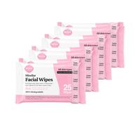4x Noma Labs Twin Pack Micellar Facial Wipes - 50 Wipes per Pack, 200 Wipes Total