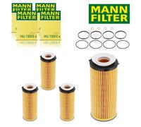 4X Original Mann Filter Oil For BMW 3ER E90 E91-E93 5ER F10 F01 X5 E70 3.0