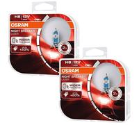 4X Osram H8 Night-Breaker Laser 12V 35W PGJ19-1 Xenon Look Halogen Bulbs Lamp