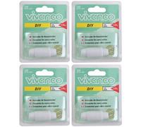 4x Pack Koaxial-Verbinder Antenna Cable Sat TV DVB-T2 DVB-S2 Coax Fitting