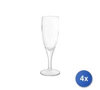 4X Packs 6 Glass Flute Glasses Picadill10 44874L Crazystock Selection