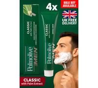 4x Palmolive For Men Classic Shaving Cream 100ml | Bulk Pack Smooth Shave