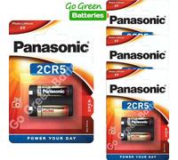 4x Panasonic 245 2CR5 6V Lithium Power Photo Battery CR245 DL245 EL2CR5 2028 Exp
