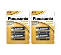 Panasonic Bronze Power C Alkaline Batteries (Pack 2)