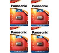 4x Panasonic CR2 3V Lithium Power Photo Battery DLCR2 KCR2 CR17355 Camera