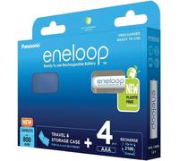 4 Panasonic eneloop AAA 750 mAh Rechargeable Batteries NiMH