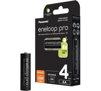 Genuine Panasonic eneloop PRO AA Battery (4 pack) 2500mAh 5th Gen BK-3HCDE