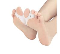 4X Pedimend Gel Bunion Spacer | Toe Wedges | Silicone Big Toe Separator | Hallux Valgus Corrector Pad For bunions, hammer toes, crossover toes, corns | Foot Pain Relief | UNISEX