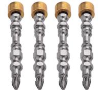 4X PH2 65MM Screwdriver Bit Double Electric Screwdriver Phillips Screw Driver with Magnetic Ring