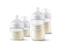 4x Philips Avent Natural Response Newborn Baby Bottles - 2x 260ml 2x 125ml