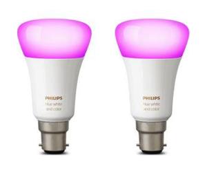 4x Philips Hue Richer Colours B22 BC White Colour Wireless Bulb (2xTwin Pack