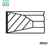 4x PISTON RING KIT 001 RS 11116 0N0 FOR OM642.822/836/832/830/850/856/858 3.0L