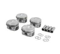4X Piston & Rings Kit 87.5mm Compatible For Ford Mustang/Lincoln/MKC 2.3L 2015-2019 Part# EJ7Z6108A EJ7Z6108B EJ7Z6108C