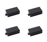 4X Plastic Sealed Humbucker Pickup Cover Fit SQ Pickup Guitar Parts (Black)