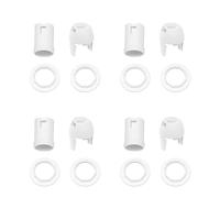 4X Plastic Shell Screw Type E14 Bulb Light Lamp Holder Socket AC 250V 2A