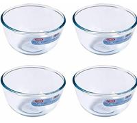 4x Pyrex Classic Fridge Freezer Oven Microwave Dishwasher Glass Mixing Bowl 0.5L