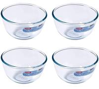 4x Pyrex Classic Fridge Freezer Oven Microwave Dishwasher Glass Mixing Bowl 1L