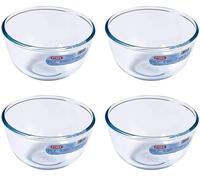 4x Pyrex Classic Fridge Freezer Oven Microwave Dishwasher Glass Mixing Bowl 3L