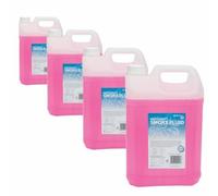 4x QTX High Quality Pink Smoke Fog Fluid 5L DJ Disco Party Fluid Liquid Juice