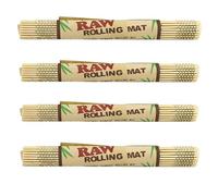4X Raw Smoking Accessories (Bamboo Rolling Mat) - Bundled by GetInStyle Shop