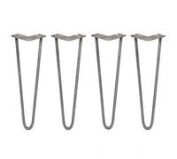 MonsterShop 4 X Hairpin Leg - 16 - Unfinished - 2 Prong - 12M