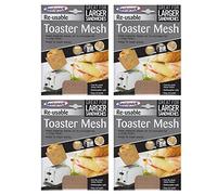 4x Re-usable Toaster Mesh
