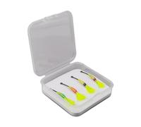 4x Realistic Fly Fishing Lures with Hooks for Various Water Types, Style A