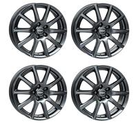 4x Rial rims alloy rims Milano 7.5Jx18 ET45 5x108 titanium compatible with MERCEDES-BENZ Citan