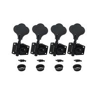 4x Right Handed Machine Head Tuners Tuning Pegs for Bass Guitar Black
