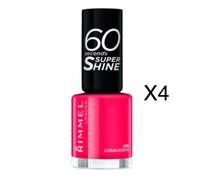 Rimmel London 60 Seconds Super Shine Nail Polish, 320 Rapid Ruby