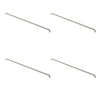4x Round D Bar Pull Handle 1830 x 30mm 1800mm Fixing Centres Satin Steel