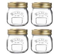 4X Round Kilner Jar Screw Top 0.25L Glass Preserve Jar With Lid 250Ml