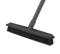 4X Rubber Brooms With Telescopic Handle 86-120 Cm Water Squeegee Rubber Broom