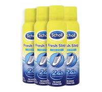 4x Scholl Fresh Step Shoe Spray 150ml