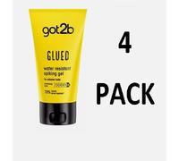 4x Schwarzkopf Got2b Glued Water Resistant Spiking Glue for Screaming Hold 150ml