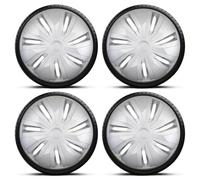 4x Silver 16" Inch Deep Dish Van Wheel Trims Hub Caps For Vauxhall Movano