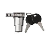 4X Sliding Glass Door Lock Set Rust Proof Zinc Alloy for Display Cabinet Security (1PCS)