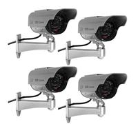 4x Solar Dummy Camera Flash Diode CCTV Camera Monitoring