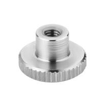 4x SOTOOLS Knurled Nuts M4 Stainless Steel SS304 High Stainless Steel V2A DIN 466 High Form Diameter 16 mm Height 9.5 mm Knurled Screw for Mechanical Engineering and Much More